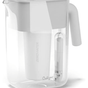 Culligan with ZeroWater Technology 12-Cup Water Filter Pitcher – Includes 5-Stage Advanced Water Filter, IAPMO Certified to Reduce Lead, Total PFAS (Forever Chemicals), Mercury, Fluoride, and Chlorine
