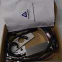 Bathroom Faucet Brushed Nickel Modern Waterfall Bathroom Sink Faucet with Single Handle Suitable for 1 or 3 Holes,Supply Deck Plate and Hose