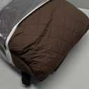 KinCam Waterproof Recliner Sofa Cover, Non-Slip Reclining Couch Covers for 3 Seat, Recliner Couch Cover Furniture Protector with Elastic Straps for Pets, Kids, Coffee