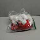 Civaner 8 Pieces Plush Christmas Santa Hats Bulk for Adults Buffalo Plaid Christmas Hats Xmas Snowflake Claus Caps for Unisex Adult Red White Black Color Caps Costume Party Supplies Party Favors