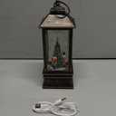 10'' Nutcracker Snow Globe, Musical Christmas Water Lantern With Swirling Glittering Home Decoration and Gift, Battery Operated or USB Powered