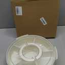 Snackle Box Container Divided Rotating Serving Tray with Lid and Handle, Portable for Fruits Snacks Veggie Charcuterie, Clear Snack Spinner Organizer and Fridge Storage Container for Trave and Picnic