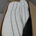 ELNIDO QUEEN Goose Feather Down Fiber Pillows King Size Set of 2Luxury Hotel Collection Bed Pillows for Sleeping Down Surrounded Pillows 2 Pack, Soft  Fluffy for Side, Back Sleepers 20x36 in