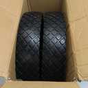 Taifa 2 PCS 16 Inch Rubber Solid Flat Free Tires and Wheels 4.80/4.00-8 with 3/4'' Axle Bore Hole, Air Less Wheel for Wheelbarrow/Wagon/Hand Truck/Trolley/Garden Cart etc.
