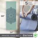 Gaiam Yoga Mat - Premium Thick Non Slip Exercise & Fitness Mat for All Types of Yoga, Pilates & Floor Workouts