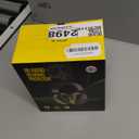 BJKing AM/FM Radio Headphones with Digital Display, 30dB AM FM Hearing Protection Safety Ear Muff, Ear Protection Headphone for Mowing, Landscaping, Shooting and Construction Black-Yellow