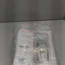 MAGZO Magnetic Screen Door White, Fits 32'' x 80'' Door, Tear-Resistant High-Density Fiber Mesh, Pet&Kids Friendly, Keep Annoying Creatures Out, Easy Install, with Keep Open Straps, Enjoy Fresh Air