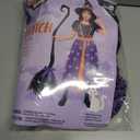 Spooktacular Creations Light Up Witch Costume for Toddler Girls, Fairy Tale Witch Outfit for Kids Halloween Dress Up Parties (Purple)