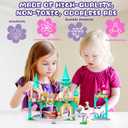 Sluban Amusement Park Roller Coaster Castle Building Set, STEM Educational Toy Building Blocks Set Gift for Boys & Girls Ages 6-10