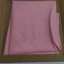 sancua Round Tablecloth - 60 Inch - Water Resistant Spill Proof Washable Polyester Table Cloth Decorative Fabric Table Cover for Dining Tables, Buffet Parties and Camping, Pink (60" (Round), Pink)
