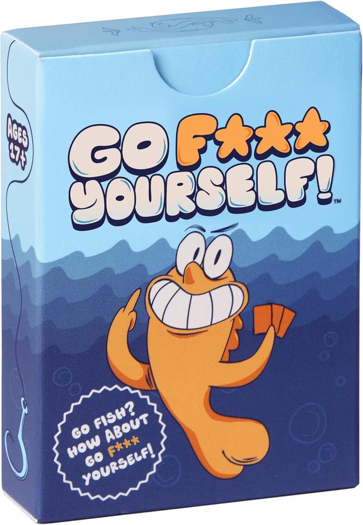 Go F Yourself!  The Grown Up Go Fish Card Game You've Always Wanted | Hilarious Party Game for Grown Ups, 2+ Players | 52 Cards, 13 Unique Pairs Edition