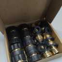 8 Set Quick Connect Hose Fittings for Garden Hose Quick Connector with Gasket, 3/4 Inch GHT Male and Female Attachment Quick Release Water Hose Adapter