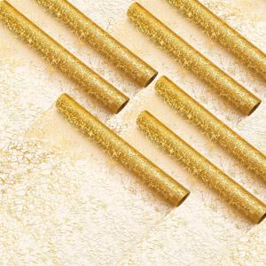 Chumia 12 Pieces Gold Table Runner 12 x 72 Inch Sequin Glitter Table Runner Roll Metallic Thin Mesh Fabric Decor for Party Wedding Shower Birthday Baby Shower Party Supplies