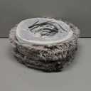 Plush Cat Tunnel Bed for Indoor Cats with Soft Cushion, Multi-Shape Play Cave with Hanging Balls, Large and Foldable Cat Donut Tunnel for Small and Large Pets (Brown)