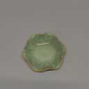 Jewelry Dish Tray, Ring Dish, Ceramic Trinket Tray, Key Bowl, Decorative Plate, for Friends Sisters Daughter Mother(Light Green)