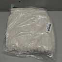 MIULEE Pack of 2 Corduroy Decorative Throw Pillow Covers 18x18 Inch Soft Boho Striped Pillow Covers Modern Farmhouse Home Decor for Sofa Living Room Couch Bed Cream White