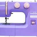 Janome Lovely Lilac Easy-to-Use Sewing Machine with Interior Metal Frame, Bobbin Diagram, Tutorial Videos, Made with Beginners in Mind for Garments, Patchwork, Light Quilting, Product Dimensions 7"D x 16"W x 12"H