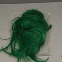 PATTNIUM Green Wig for Women Green Bob Wig Dark Green Wigs Short Straight Bob Middle Part Heat Resistant Synthetic 12 '' Wigs