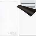 2 PCS Magnetic Vent Covers 8"X15.5" - Strong Magnetic Air Vent Covers for Ceiling/Wall/HVAC, White Vent Covers for Home & Rv (Fits Steel Vents)