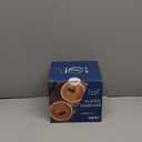 Delling Creme Brulee Ramekins - 6 Piece Set, 8 oz Round Fluted Quiche Dishes, Oven Safe, White