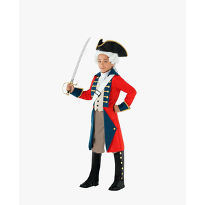 Morph - Revolutionary War Costume Kids - Colonial Costume Boys - British Red Coat Costume - Napoleon Costume Kids L