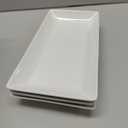 LAUCHUH 3 Tier Serving Stand Porcelain Serving Platter Tier Serving Trays with Collapsible Sturdier Rack, Serving Dishes and Platters for Thanksgiving, Christmas, Entertaining, Gold, 12 Inch