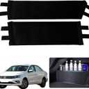 Rear Trunk Organizer Side Divider Sticker fit for 2019-2024 Volkswagen VW Jetta Trunk Side Storage Baffle Partition Board for VW Jetta Accessories 2PCS