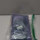 Sqodok Patio Cushion Covers 19x19 Waterproof Outdoor Cushion Covers Replacement 4Pack Patio Cushion Seat Slicovers with Ties for Sectional Sofa, Wicker Chair, Blue