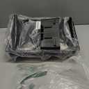 GSlife Small Dish Drying Rack for Kitchen Counter with Drainboard - Compact Dish Drainer for RV, Camper and Apartment, Rust-Resistant Wire Rack with Utensil Holder, 15"L x 10"W, Black