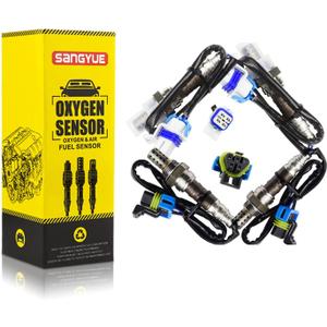 4x Oxygen O2 Sensor for 2003 2004 2005 2006 Chevrolet Chevy Silverado 1500 6.0L Upstream + Downstream
