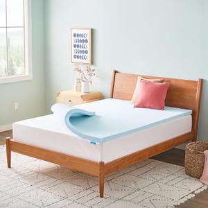 Linenspa 2 Inch Gel Memory Foam Mattress Topper, Plush, Cooling, Full Size