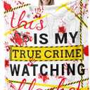 True Crime Gifts for Women Men, True Crime Blanket, Serial Killer Gifts, Crime Show Lover Gift, Gifts Idea for True Crime Fans, Halloween Crime Gift, Crime Scene/Detective Gift Blanket 60"x50"