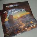2 x 2026 Wall Calendar,Calendar 2026, November 2025 - December 2026, Wall Calendar Sunset, 12" x 24" Opened,Full Page Months Thick & Sturdy Paper for Calendar Organizing & Planning