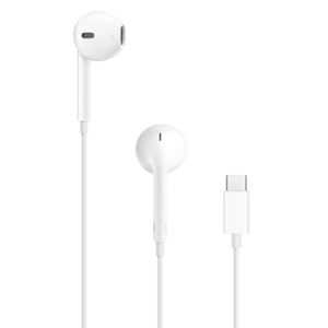 Apple EarPods Headphones with USBC Plug, Wired Ear Buds with Builtin Remote to Control Music, Phone Calls, and Volume