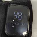 Cordless Ankle Massager with Heat,Electric Heating Pad for Ankle Pain Relief &Circulation,Rechargeable Heated Foot Brace Wrap, 3 Vibration and Heating Modes, Auto Shut Off