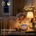 Douni Sleep Sound Machine - White Noise Machine with 27 Soothing Sounds for Sleeping & Relaxation, Timer Settings,Sleep Therapy for Families, Home,Office,Travel.Wood Grain