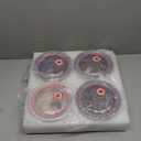 YUN TAO 23 oz Ceramic Bowls with Lids (Set of 4), 6 Inch Airtight Food Storage Containers for Kitchen, Microwave & Oven Safe - Ideal for Cereal, Soup, Salad, Pasta, Ramen