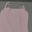 zhaistar Women's Sleeveless Square Neck Tank Tops Strappy Ruched Going Out Top Backless Crop Tops Pink, Small