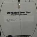 KOHLER 20110-96 Brevia, Slow Close Toilet Seat, Elongated Toilet Seat, Grip-Tight Bumpers Quick-Attach Hardware, Biscuit