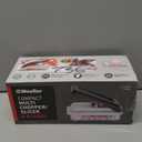 Mueller Vegetable Chopper Mandoline Slicer, Food Veggie Chopper, Cheese Grater, Onion Vegetable Cutter with Container, Dicer, Kitchen Gadgets & Essentials, White Sand/Grey (6 blade)