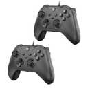 IWGAME Wired Controller for X-BOX ONE,Support Turbo Function,Gamepad with 3.5mm Audio Jack&Dual Vibration,, Compatible with X-BOX One/One S/X, X-BOX Series S/X, PC, IOS, Android Platforms,Black (2 Pack)