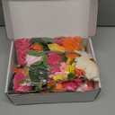 K KUMEED 8 PCS Flower Garlands Hanging Decorations,Daisy and Rose Orange Artificial Flowers with Hooks Fall Party Decorations for Wedding Birthday Baby Shower Autumn Home Birthday Decorations