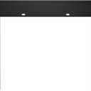 BenrocksTrim Kit for 33" W Electric Fireplace Insert, Black