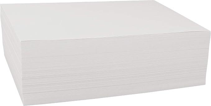 Pacon Pure Sulphite Drawing Paper, White, 9" x 12", Standard Weight, Drawing Paper, 500 Sheets/Pack
