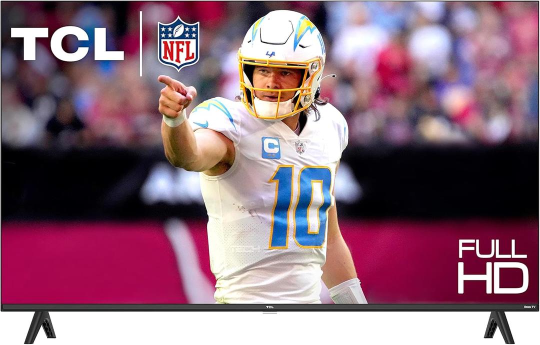 TCL 43-Inch Class S3 1080p LED Smart TV with Roku TV (43S350R, 2023 Model), Compatible with Alexa, Google Assistant, and Apple HomeKit Compatibility, Streaming FHD Television