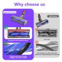 Upgrade Anti-Tangle Replacement Vacuum Head for Dyson V7, V8, Cyclone V10, V11, V15 Cordless Vacuum Cleaners, Quick Release Motor-Head Brush Roller for Dyson Vacuum Attachments Parts