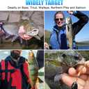 Spinnerbaits Fishing Lures Kit, 16pcs Inline Spinner Baits Kit with Bag for Bass Trout Salmon Walleye Rooster Feather Tail Spoon Lures Hard Metal Spinnerbait Fishing Tackle