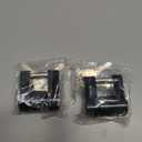 LCGP 2PCS Black Trailer Hitch Coupler Locks, Dia 1/4 Inch, 3/4 Inch Span Boat RV Truck Car's Coupler