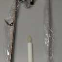 Enhon Wreath Hangers for Front Door, Valentines Day Decorations, Adjustable Wreath Hanger from 15.7 to 26", Fits Doors up to 2" Thick(Bronze,1 Pack)