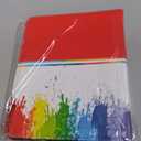 1080 Pocket Trading Card Binder Card Binder 9 Pocket with 60 Removable Sleeves Toploader Binder 3-Ring Zip Card Collection Binder Album for Sports Baseball Card and TCG MTG Cards of Gifts (Colorful)